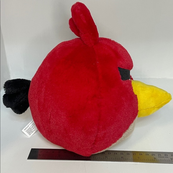 Red Angry Birds Plush 2010 With Tag ~7” - Picture 8 of 8
